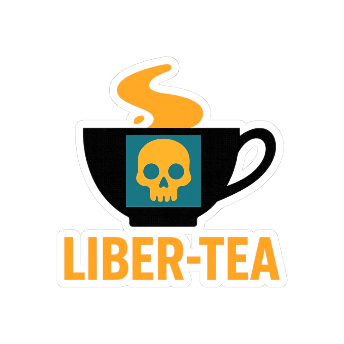 Helldivers Liber-Tea Pun Sticker | Funny Gaming Decal