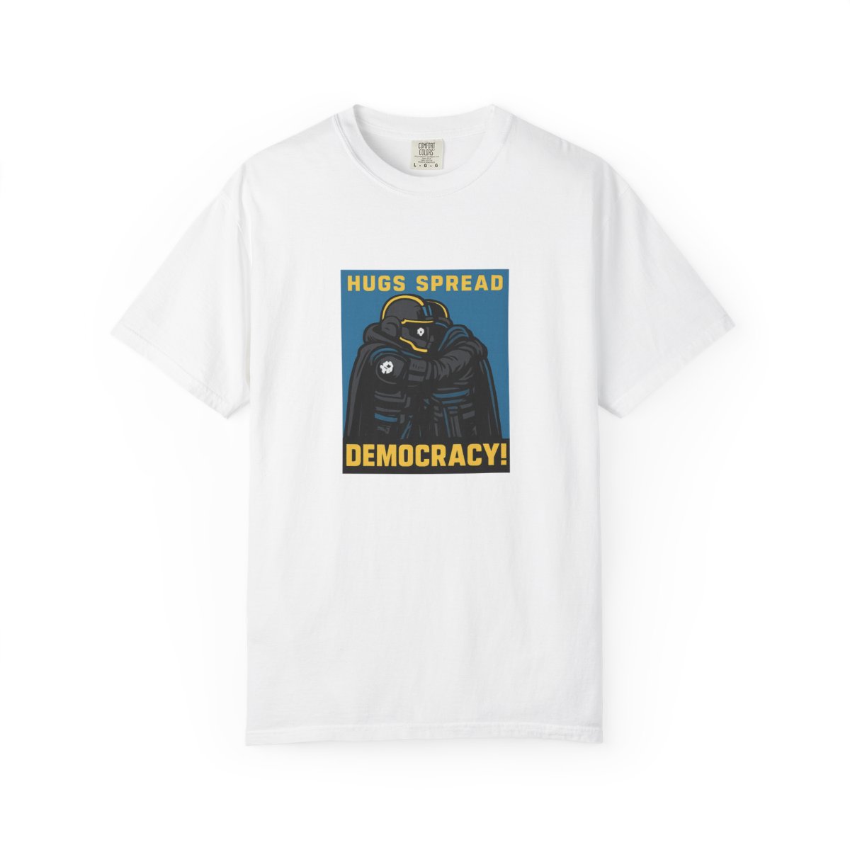 Helldivers For Democracy Satirical Gamer T-Shirt