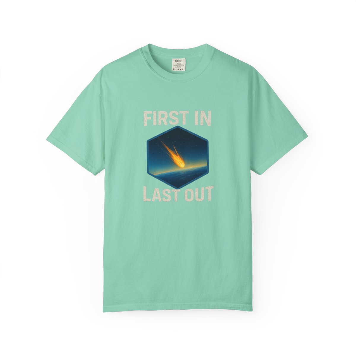 First In Last Out Cosmic Meteor T-Shirt