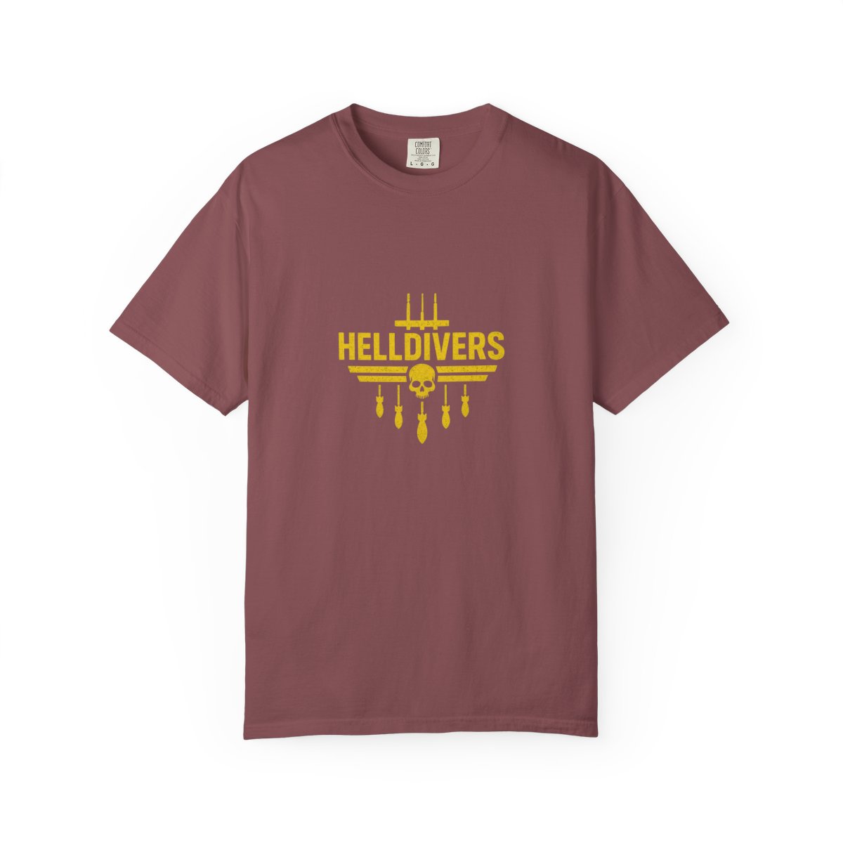Helldivers Skull and Bombs Graphic T-Shirt