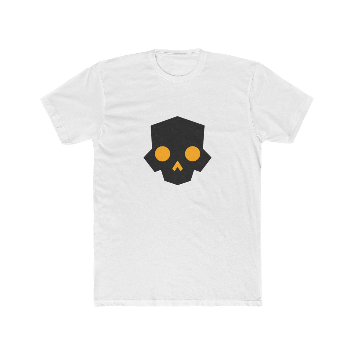 Worn Black Helldivers Skull T-Shirt