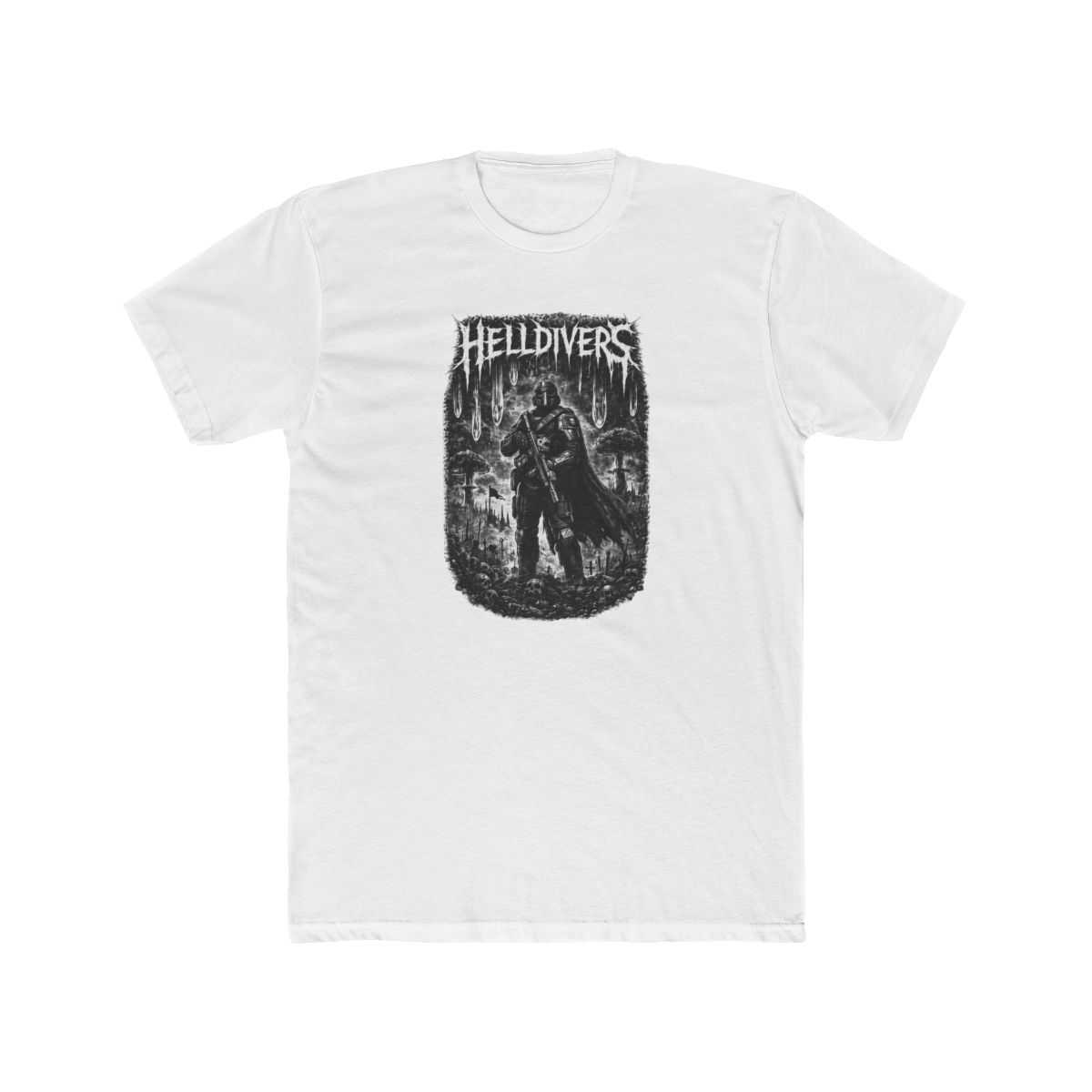 Helldivers Deathcore Design T Shirt